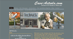 Desktop Screenshot of cave-astrola.com